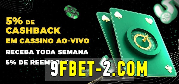 Promoções do cassino ao Vivo 9fbet 